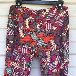 Lularoe Womens Leggings Tall & Curvy Wrapped Candy